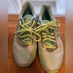 Asics sneakers light blue and green size 7.5